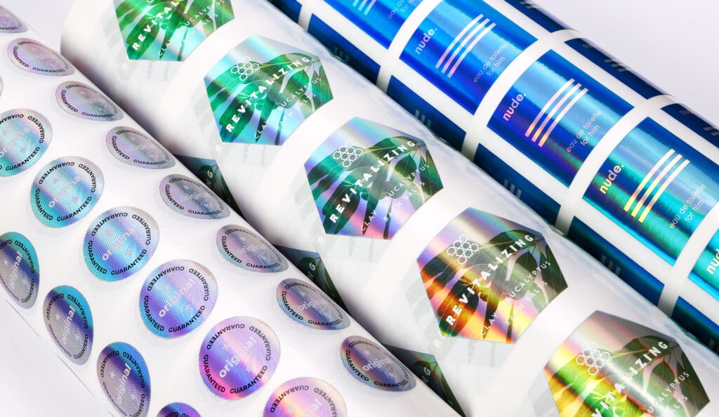 لیبل و برچسب هولوگرام ، پلمپ و تخریب شونده و باطل شونده